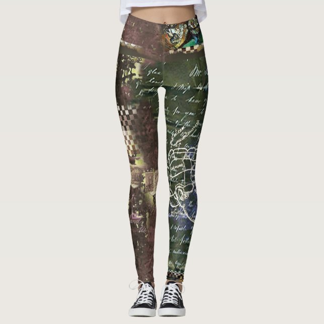 Legging "Astrolabe" 41, caneleiras (Frente)