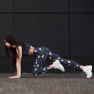 Legging Astronauta de rabisco