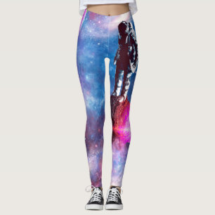 Legging Astronauta em Galáxia