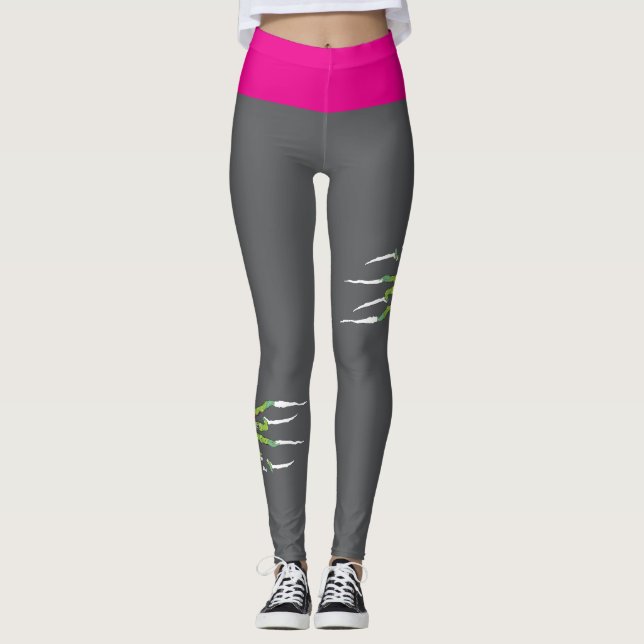 Legging Ataque Zombie! Ripped (Frente)