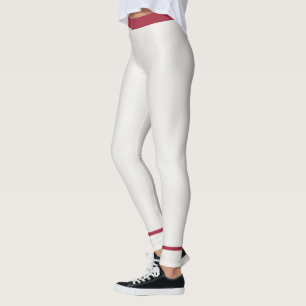 Legging Athleisure Personalizado Listrado Bege Escuro Neut