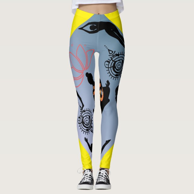 Legging athleisure yogafashion ativewearstyle mindfulmove (Frente)