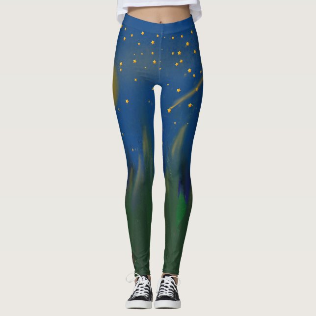 Legging Atirando nas pernas das estrelas (Frente)