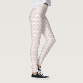 Legging Ativo de desportista moderno e bonito, cor-de-rosa