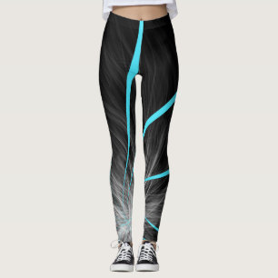 Legging Atmosfera preta e azul