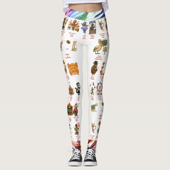 Legging Atos do Circo Dingaling Bros (Frente)