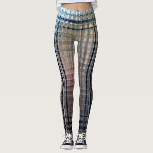 Legging Através das portas de vidro