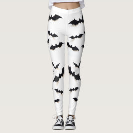 Legging Atrevo-me a Vestir os morcegos de Halloween