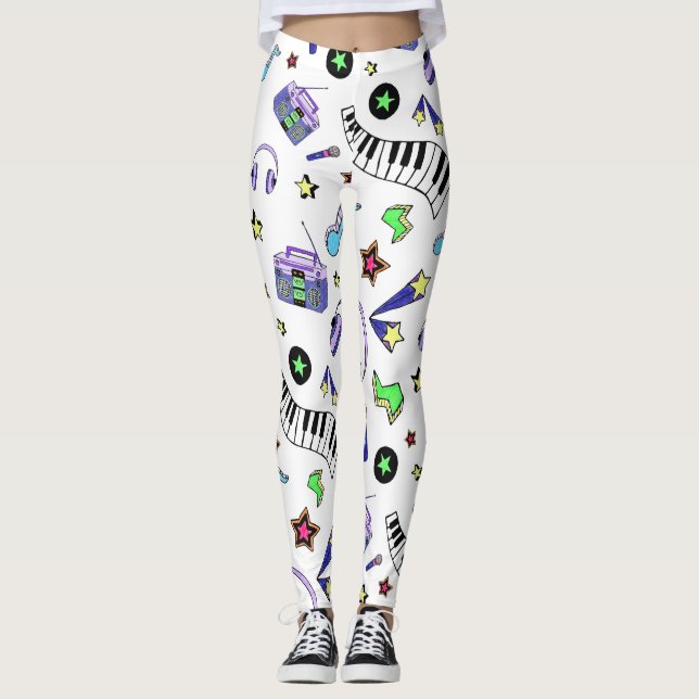 Legging Aumente a música (Frente)