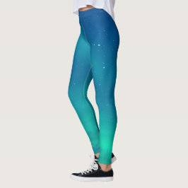 Legging Aurora boreal inspirada - caneleiras