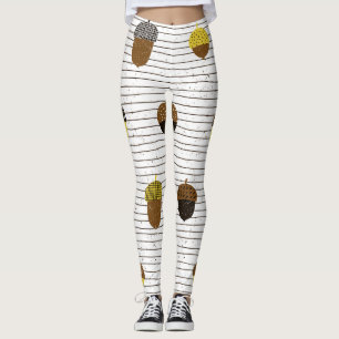 Legging Autumn Acorns: Vintage Vibes