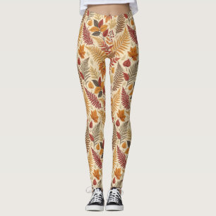 Legging Autumn Foliage e Berries - Tons Terrestres Quentes