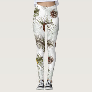 Legging Autumn Pine Cones