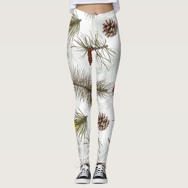 Legging Autumn Pine Cones (Frente)