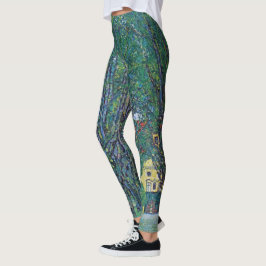 Legging Avenida no parque Schloss Kammer de Gustav Klimt
