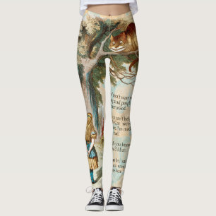 Legging Aventuras de Alice no País das Maravilhas Gato de