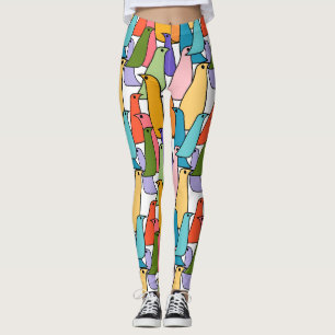 Legging Aves Coloridas