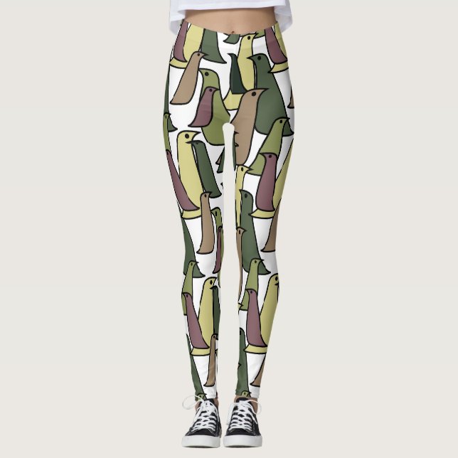 Legging Aves de Camuflagem (Frente)