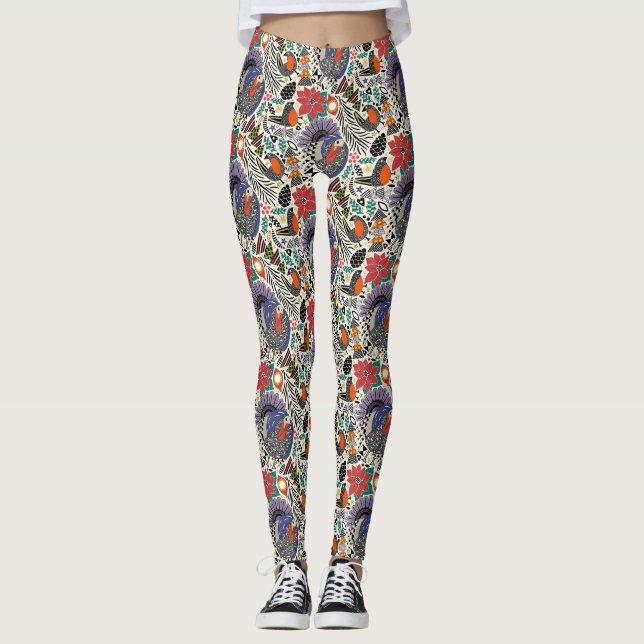 Legging aves do natal (Frente)