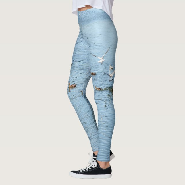 Legging Aves No Rio De Verão (Esquerda)