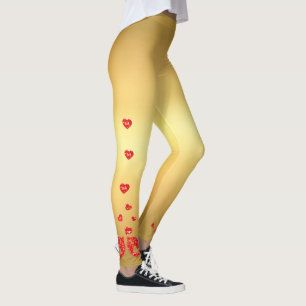 Legging Aves Vermelhas