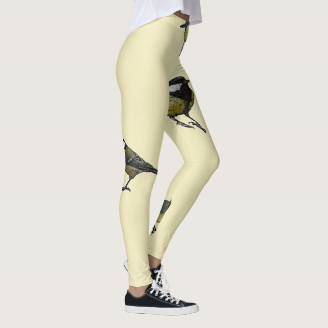 Legging Aves | Zazzle_Growth. (Direita)