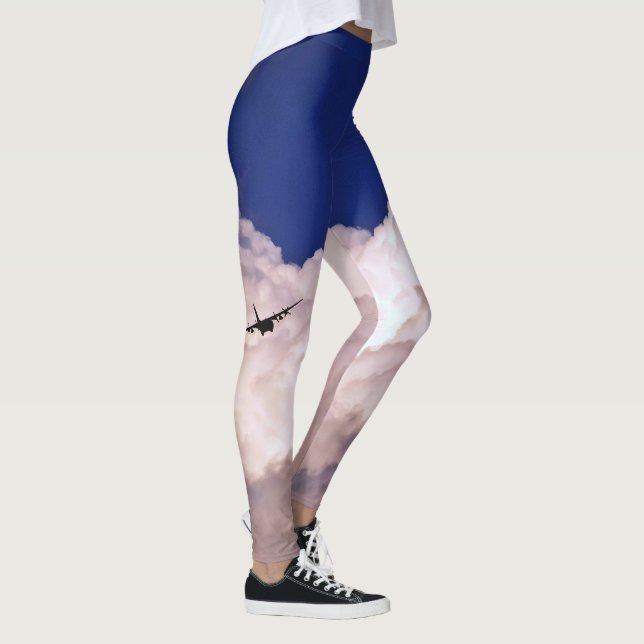 Legging Avião de transporte militar de Shirley Taylor (Direita)