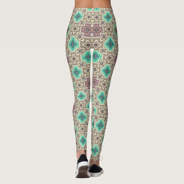 Legging Azeitona verde (Verso)