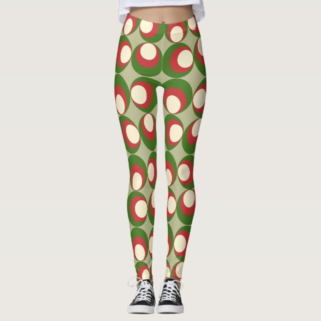 Legging Azeitonas de Natal (Frente)