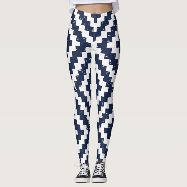 Legging Aztec Navajo - Padrão Étnico Sem Costura (Frente)