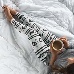 Legging Aztec Preto E Branco