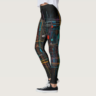 Legging Aztec Zodiac Abstrato Mix