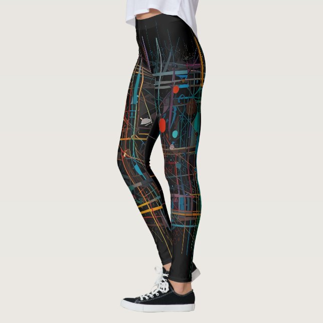Legging Aztec Zodiac Abstrato Mix (Esquerda)