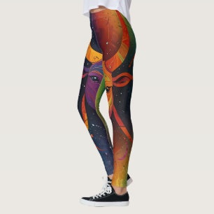 Legging Aztec Zodiac Abstrato Mix