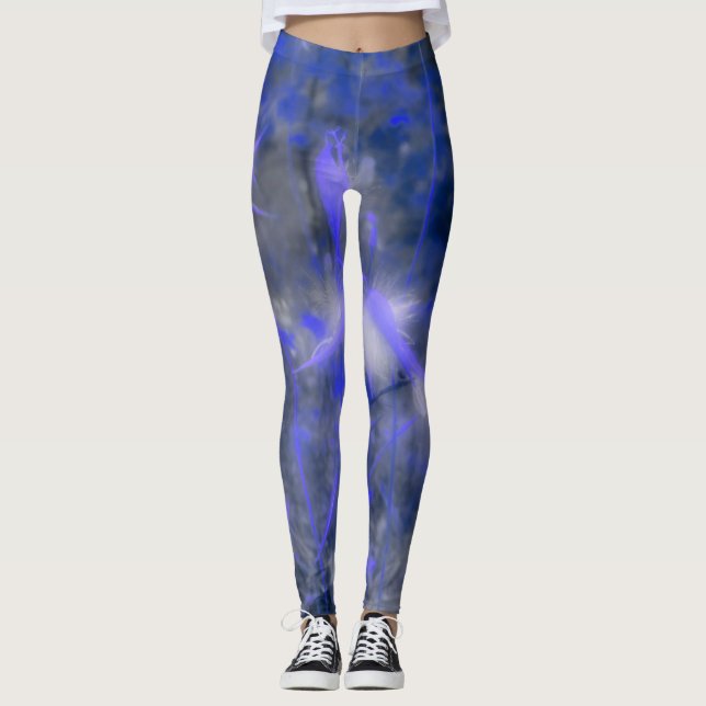 Legging Azuis Da Natureza (Frente)