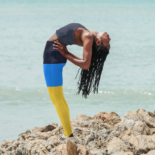 Legging Azul Amarelo