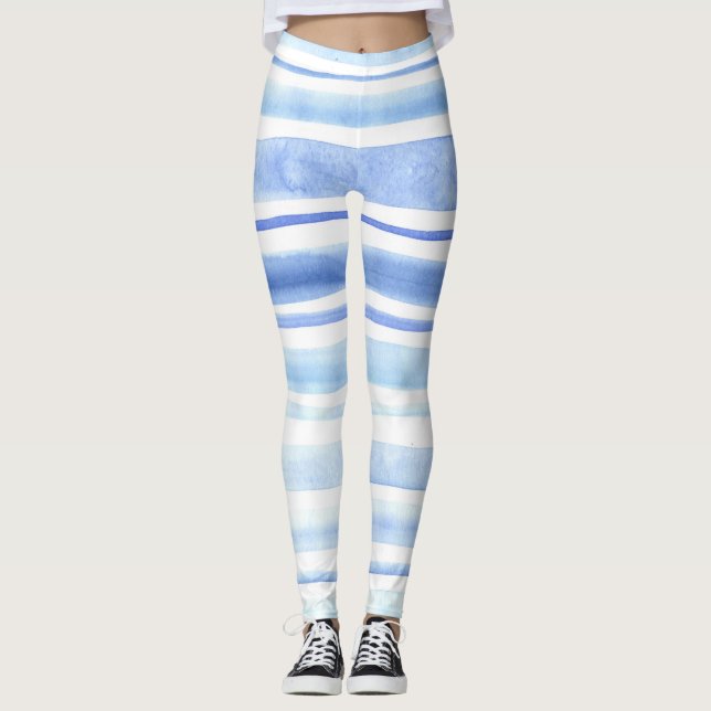 Legging Azul-aquarela (Frente)