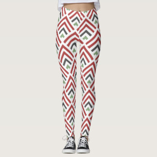 Legging Azul burgundy, geométrico diagonal clássico