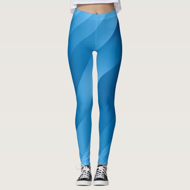 Legging azul clássico 21 (Frente)