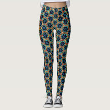 Azul e amarelo floral simples