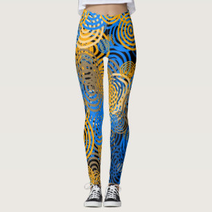 Legging AZUL e AMARELO    - Leguminosas