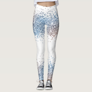 Legging Azul e Cobre