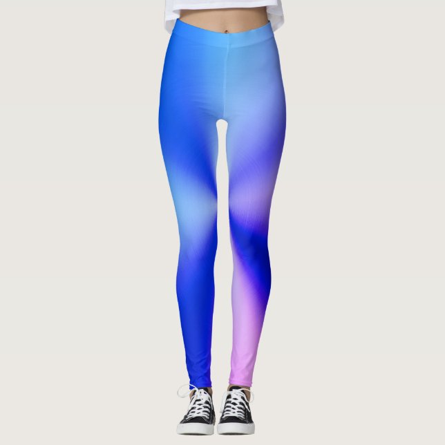 legging azul e rosa (Frente)