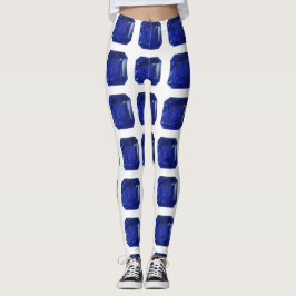 Legging Azul Gemstone Sapphire Quadrado