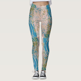 Legging Azul girado