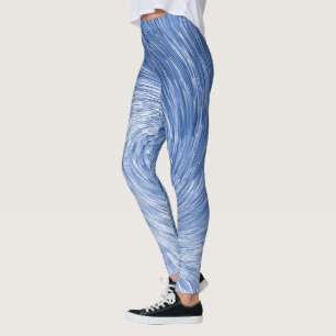 Legging Azul girando......