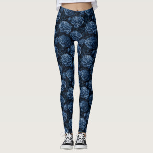 Legging Azul Marinho Escuro Casamento Inspirado em Cravo d