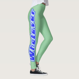 Legging Azul Qualquer Coisa
