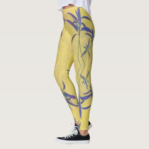 Legging Azul russo e amarelo