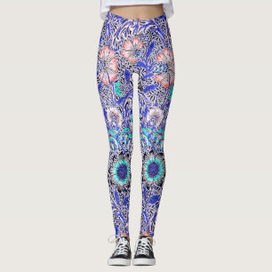 Legging Azul Vintage rosa Corncockle de William Morris